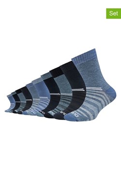 camano Skarpety (10 par) w kolorze niebiesko-czarnym ze sklepu Limango Polska w kategorii Skarpetki dziecięce - zdjęcie 188342933