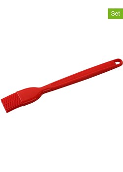 Dr. Oetker Pędzle cukiernicze (2 szt.) "Flexxibel" w kolorze czerwonym - 25 x 3,5 cm ze sklepu Limango Polska w kategorii Akcesoria do pieczenia - zdjęcie 188344184