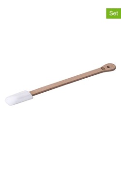 Dr. Oetker Łopatki (2 szt.) "Fair" w kolorze jasnobrązowo-białym - wys. 25 cm ze sklepu Limango Polska w kategorii Akcesoria do pieczenia - zdjęcie 188344404