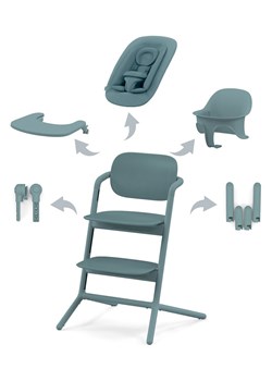 Cybex Krzesełko 4w1 "Lemo" w kolorze niebieskim do karmienia ze sklepu Limango Polska w kategorii Fotele dziecięce - zdjęcie 188345530