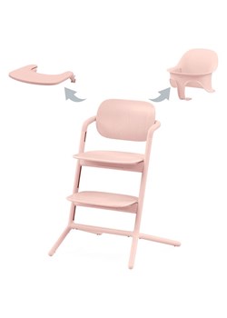 Cybex Krzesełko 3w1 "Lemo" w kolorze jasnoróżowym do karmienia ze sklepu Limango Polska w kategorii Fotele dziecięce - zdjęcie 188345570