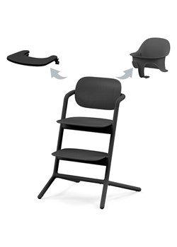 Cybex Krzesełko 3w1 "Lemo" w kolorze czarnym do karmienia ze sklepu Limango Polska w kategorii Fotele dziecięce - zdjęcie 188345693