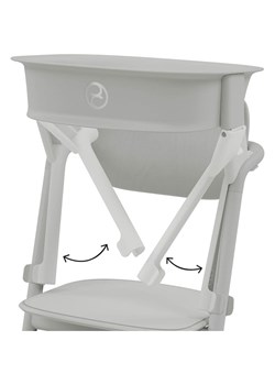Cybex Wkładka w kolorze szarym do krzesełka "Lemo" ze sklepu Limango Polska w kategorii Fotele dziecięce - zdjęcie 188345773