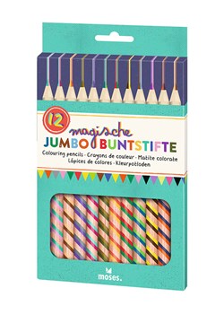 moses. Kredki jumbo (12 szt.) - 3+ ze sklepu Limango Polska w kategorii Akcesoria biurowe - zdjęcie 188345872