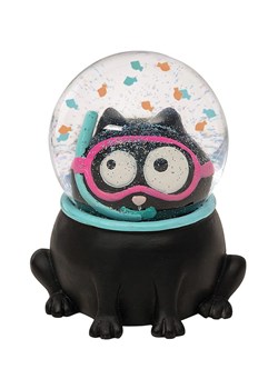 moses. Kula śnieżna "Ed, the Cat" w kolorze czarnym ze sklepu Limango Polska w kategorii Dekoracje - zdjęcie 188346064