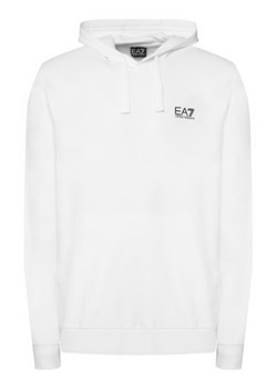 EA7 Emporio Armani Bluza 8NPM04 PJ05Z 1100 Biały Regular Fit ze sklepu MODIVO w kategorii Bluzy męskie - zdjęcie 188346632
