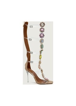 Kurt Geiger Sandały na szpilce OCTAVIA GLADIATOR | z dodatkiem skóry ze sklepu Gomez Fashion Store w kategorii Sandały damskie - zdjęcie 188347500