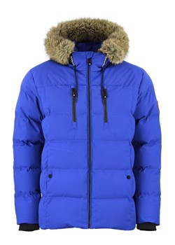 Peak Mountain Kurtka zimowa "Canory" w kolorze niebieskim ze sklepu Limango Polska w kategorii Kurtki męskie - zdjęcie 188348500