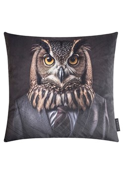 Magma Heimtex Poszewka "Arty Animals" w kolorze antracytowym na poduszkę - 45 x 45 cm ze sklepu Limango Polska w kategorii Poduszki dekoracyjne - zdjęcie 188348622