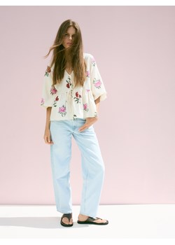 Reserved - Jeansy barrel leg - niebieski ze sklepu Reserved w kategorii Jeansy damskie - zdjęcie 188349733