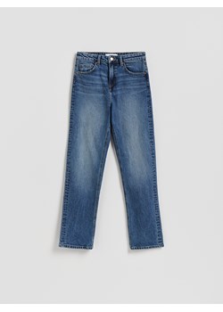 Reserved - Jeansy straight - granatowy ze sklepu Reserved w kategorii Jeansy damskie - zdjęcie 188349791