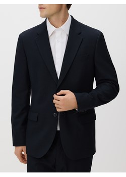 Reserved - Marynarka slim fit z wiskozą - granatowy ze sklepu Reserved w kategorii Marynarki męskie - zdjęcie 188349992