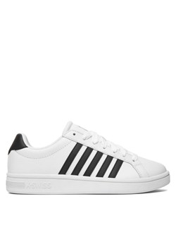 Sneakersy K-Swiss Court Tiebeak 07011 126 Biały ze sklepu eobuwie.pl w kategorii Buty sportowe męskie - zdjęcie 188350052