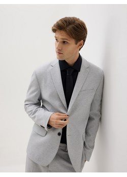 Reserved - Marynarka slim fit - jasnoszary ze sklepu Reserved w kategorii Marynarki męskie - zdjęcie 188350550
