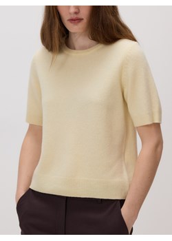 Reserved - Wełniany sweter - jasnożółty ze sklepu Reserved w kategorii Swetry damskie - zdjęcie 188350644