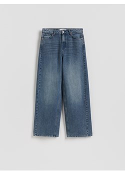 Reserved - Jeansy wide leg - niebieski ze sklepu Reserved w kategorii Jeansy damskie - zdjęcie 188350802