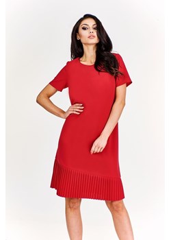 Sukienka FSU928 RUBINOWY ze sklepu fokus.pl w kategorii Sukienki - zdjęcie 188351183
