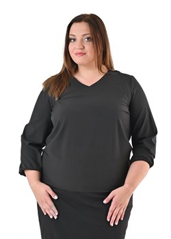 Bluzka FBZ1059 CZARNY gładki ze sklepu fokus.pl w kategorii Bluzki damskie - zdjęcie 188351221