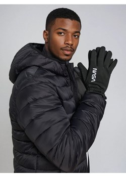 Sinsay - Rękawiczki NASA - czarny ze sklepu Sinsay w kategorii Rękawiczki męskie - zdjęcie 188351801