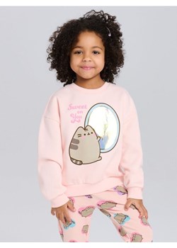 Sinsay - Bluza crewneck z nadrukiem Pusheen the Cat - różowy ze sklepu Sinsay w kategorii Bluzy dziewczęce - zdjęcie 188351812
