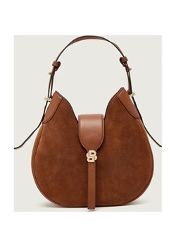 BOSS BLACK Hobo BEYOND | zamsz ze sklepu Gomez Fashion Store w kategorii Torebki hobo - zdjęcie 188352341