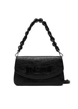 Torebka Just Cavalli 80RA4BC1 ZSD86 Czarny ze sklepu eobuwie.pl w kategorii Listonoszki - zdjęcie 188352581