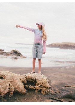 Reserved - Strój kąpielowy z długim rękawem - jasnoniebieski ze sklepu Reserved w kategorii Bluzki dziewczęce - zdjęcie 188353611