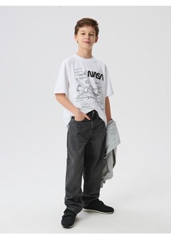 Sinsay - Jeansy loose z efektem sprania - szary ze sklepu Sinsay w kategorii Spodnie dziewczęce - zdjęcie 188353873