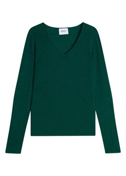 Perfect Cashmere Kaszmirowy sweter "Galise" w kolorze ciemnozielonym ze sklepu Limango Polska w kategorii Swetry damskie - zdjęcie 188354192