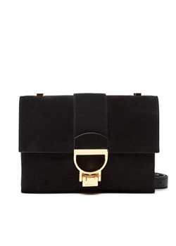 Torebka Coccinelle LD6 Arlettis Suede E1 Ld6 12 07 01 Czarny ze sklepu eobuwie.pl w kategorii Listonoszki - zdjęcie 188354484