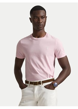 Polo Ralph Lauren T-Shirt 710671438520 Różowy Custom Slim Fit ze sklepu MODIVO w kategorii T-shirty męskie - zdjęcie 188354794