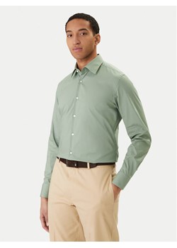 BOSS Koszula H-Hank 50469345 Zielony Slim Fit ze sklepu MODIVO w kategorii Koszule męskie - zdjęcie 188354871