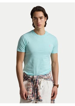 Polo Ralph Lauren T-Shirt 710671438506 Turkusowy Custom Slim Fit ze sklepu MODIVO w kategorii T-shirty męskie - zdjęcie 188355103
