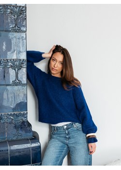 Reserved - Sweter z moherem i wełną - niebieski ze sklepu Reserved w kategorii Swetry damskie - zdjęcie 188356392