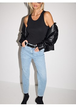 Mohito - Jeansy mom slim petite - niebieski ze sklepu Mohito w kategorii Jeansy damskie - zdjęcie 188356863