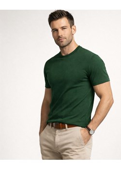 T-shirt premium bawełniany zielony Recea ze sklepu Recea.pl w kategorii T-shirty męskie - zdjęcie 188356873