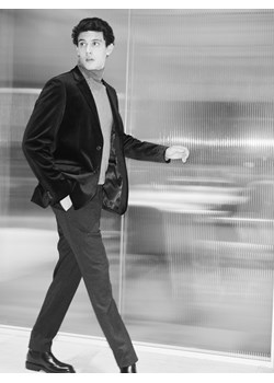 Reserved - Spodnie carrot z kantem - ciemnoszary ze sklepu Reserved w kategorii Spodnie męskie - zdjęcie 188357522