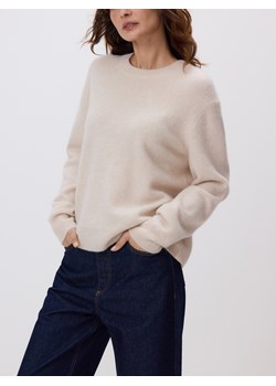 Reserved - Sweter z wełną i dodatkiem kaszmiru - beżowy ze sklepu Reserved w kategorii Swetry damskie - zdjęcie 188357531