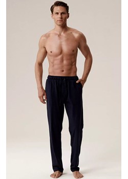 Atlantic bawełniane spodnie piżamowe męskie NMB-040-GRANATOWY, Kolor granatowy, Rozmiar XL, ATLANTIC ze sklepu Primodo w kategorii Piżamy męskie - zdjęcie 188358693