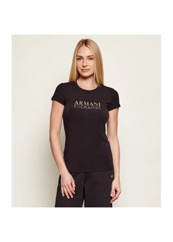 Armani Exchange T-shirt | Slim Fit ze sklepu Gomez Fashion Store w kategorii Bluzki damskie - zdjęcie 188359444