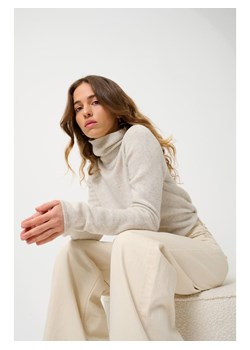 AUTHENTIC CASHMERE Kaszmirowy golf "Fornet" w kolorze kremowym ze sklepu Limango Polska w kategorii Swetry damskie - zdjęcie 188359580