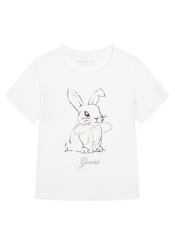 Guess T-Shirt J6RI24 K6YW4 Biały Regular Fit ze sklepu MODIVO w kategorii T-shirty chłopięce - zdjęcie 188359791