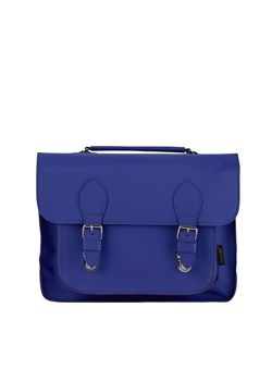 fioletowa torba skórzana na ramię i do ręki listonoszka Dalia ze sklepu Słoń Torbalski w kategorii Listonoszki - zdjęcie 188360112