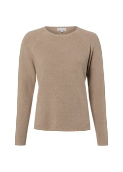 Marie Lund Sweter damski z dzianiny Kobiety Bawełna taupe marmurkowy ze sklepu vangraaf w kategorii Swetry damskie - zdjęcie 188360132