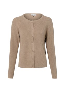 Marie Lund Kardigan damski Kobiety Bawełna taupe marmurkowy ze sklepu vangraaf w kategorii Swetry damskie - zdjęcie 188360142