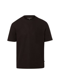 Finshley & Harding Koszulka męska Mężczyźni Dżersej czekoladowy jednolity ze sklepu vangraaf w kategorii T-shirty męskie - zdjęcie 188360161