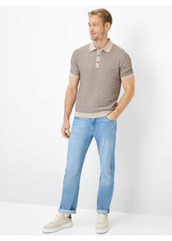 BRAX Dżinsy - Clint Mężczyźni Bawełna light stone jednolity ze sklepu vangraaf w kategorii Jeansy męskie - zdjęcie 188360170
