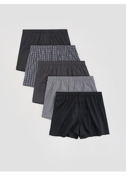 Reserved - 5 pack bokserek Loose - ciemnoszary ze sklepu Reserved w kategorii Majtki męskie - zdjęcie 188360964