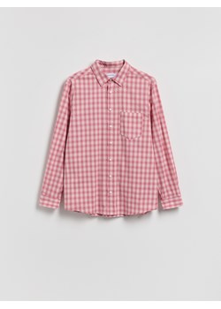 Reserved - Koszula comfort fit w kratę - brudny róż ze sklepu Reserved w kategorii Koszule męskie - zdjęcie 188360992