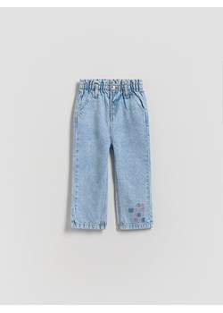 Reserved - Jeansy baggy - niebieski ze sklepu Reserved w kategorii Spodnie dziewczęce - zdjęcie 188361050